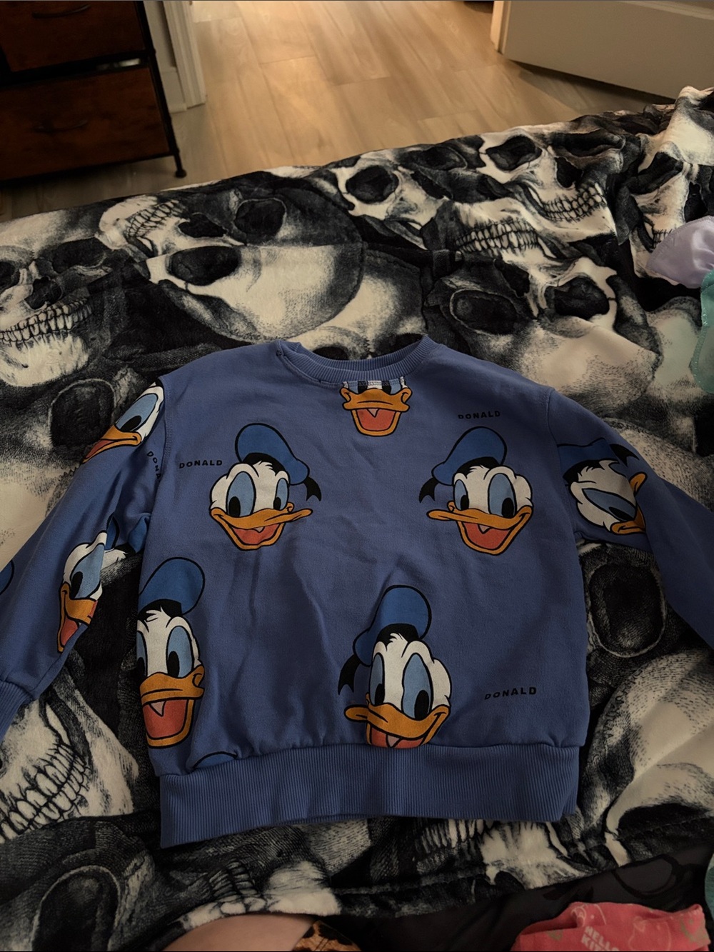 Donald Duck Blue Crewneck Sweatshirt